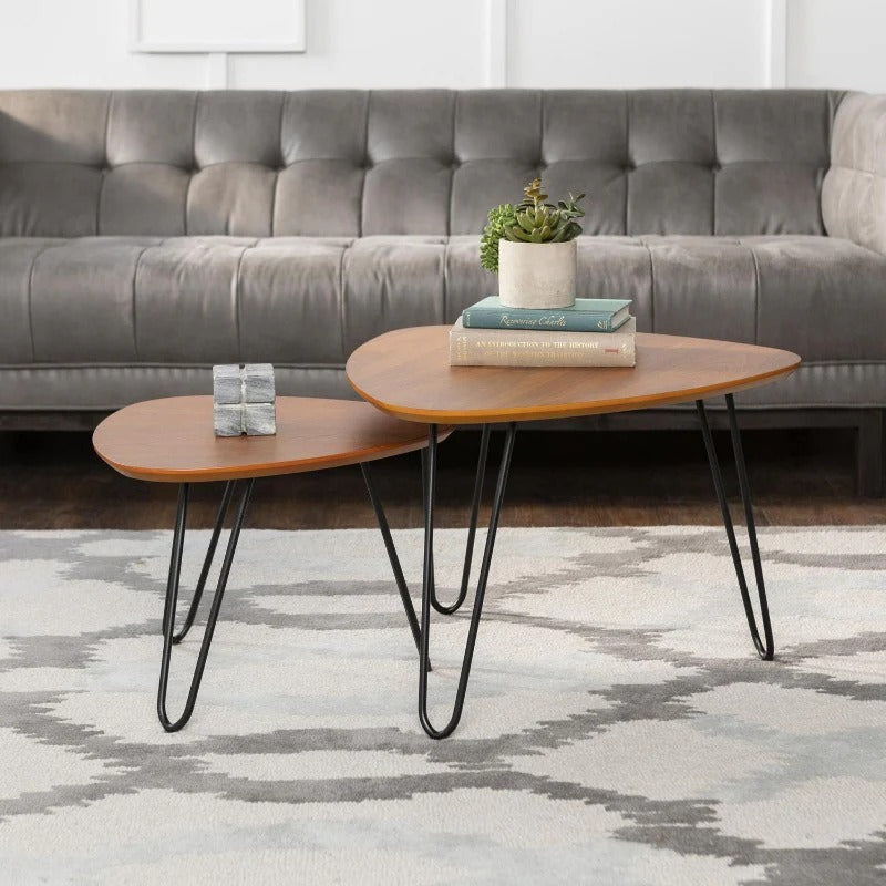 Manor Park Nesting Living Lounge Drawing Room Centre Side Hairpin Table